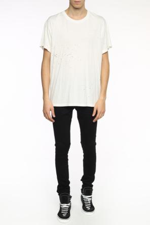 T-shirt with decorative holes, zdjęcie 2 T-shirt with decorative holes od Amiri